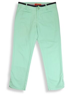 Anthropologie Cartonnier Pants Size 4 Mint Green Cropped Ankle Workwear